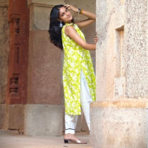 Green Long Kurti